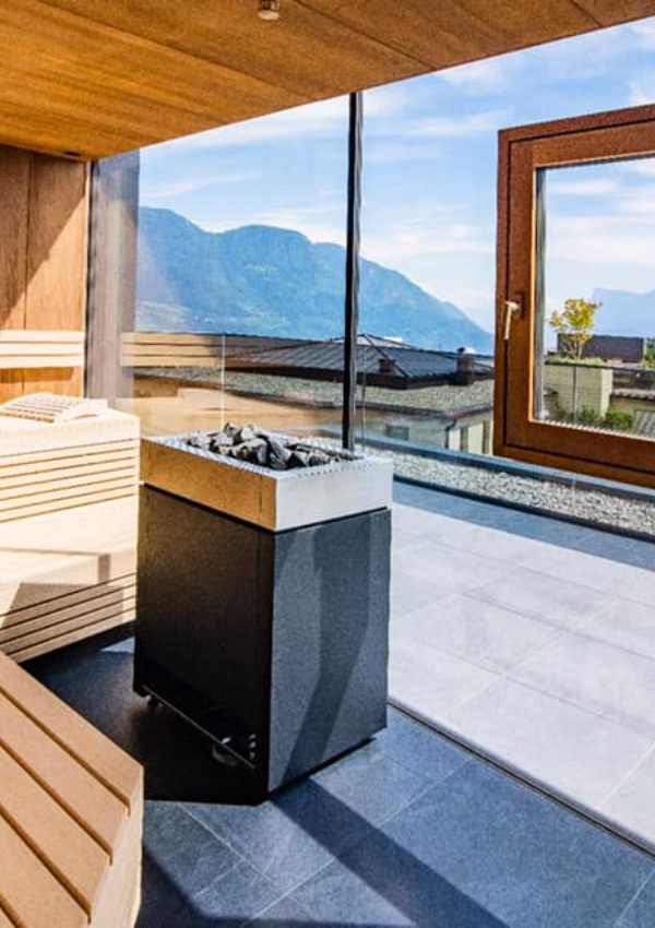 Exklusive Spa-Kombi: Sauna, Dampfbad & Roof Top Pool