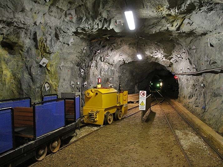 * Visit of the mine at Predoi with Sonja