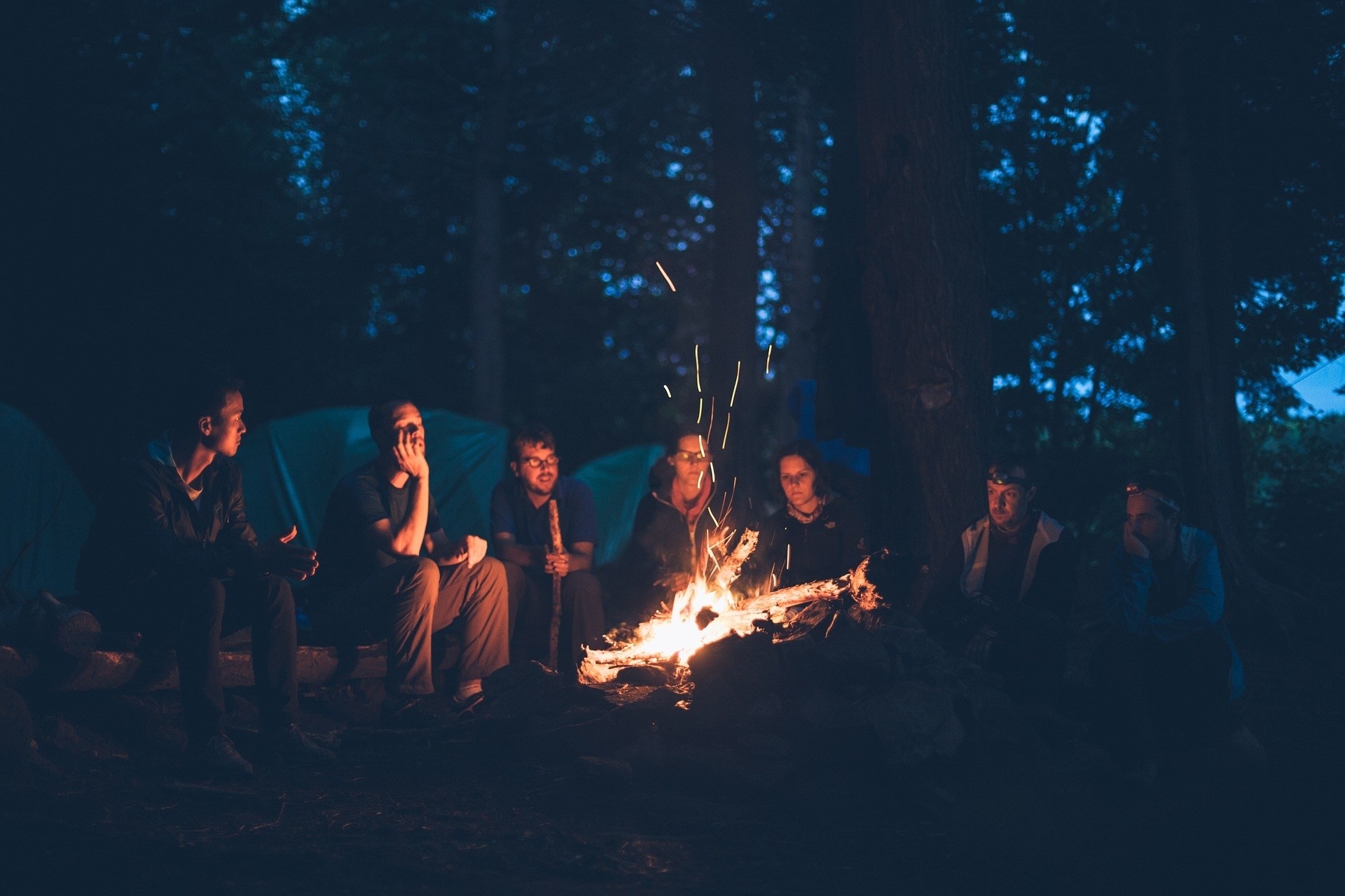 Bonfire at the Rebkogl