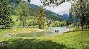 Landscape lake in Kampl/Neustift