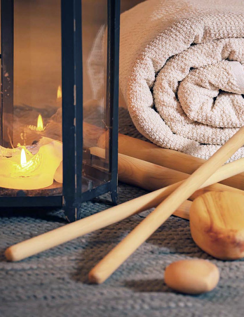 Stone pine massage