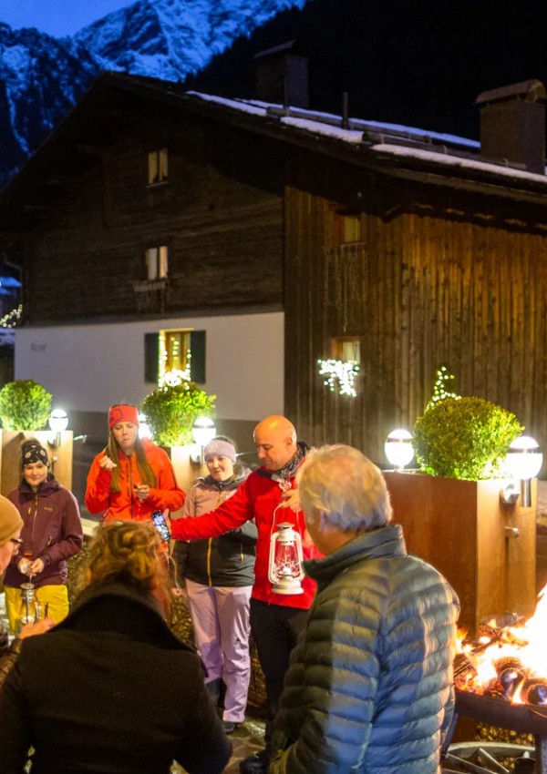 Feuerschalen Wanderung Partenen