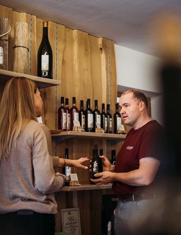 Wine tasting with Michael