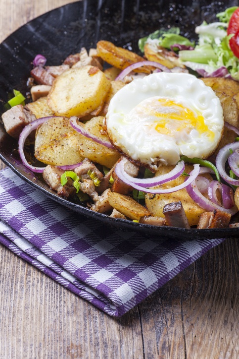 Tyrolean recipe for Tyrolean Gröstl with fried egg