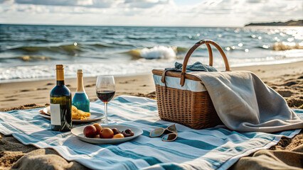 Privates Picknick am schönen Juister Strand