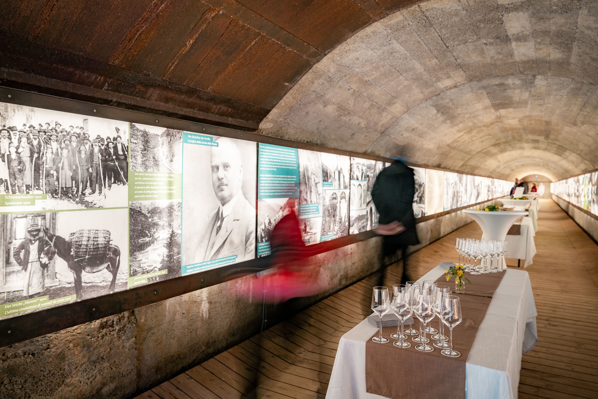 Aperitivo nel bunker di Gampen