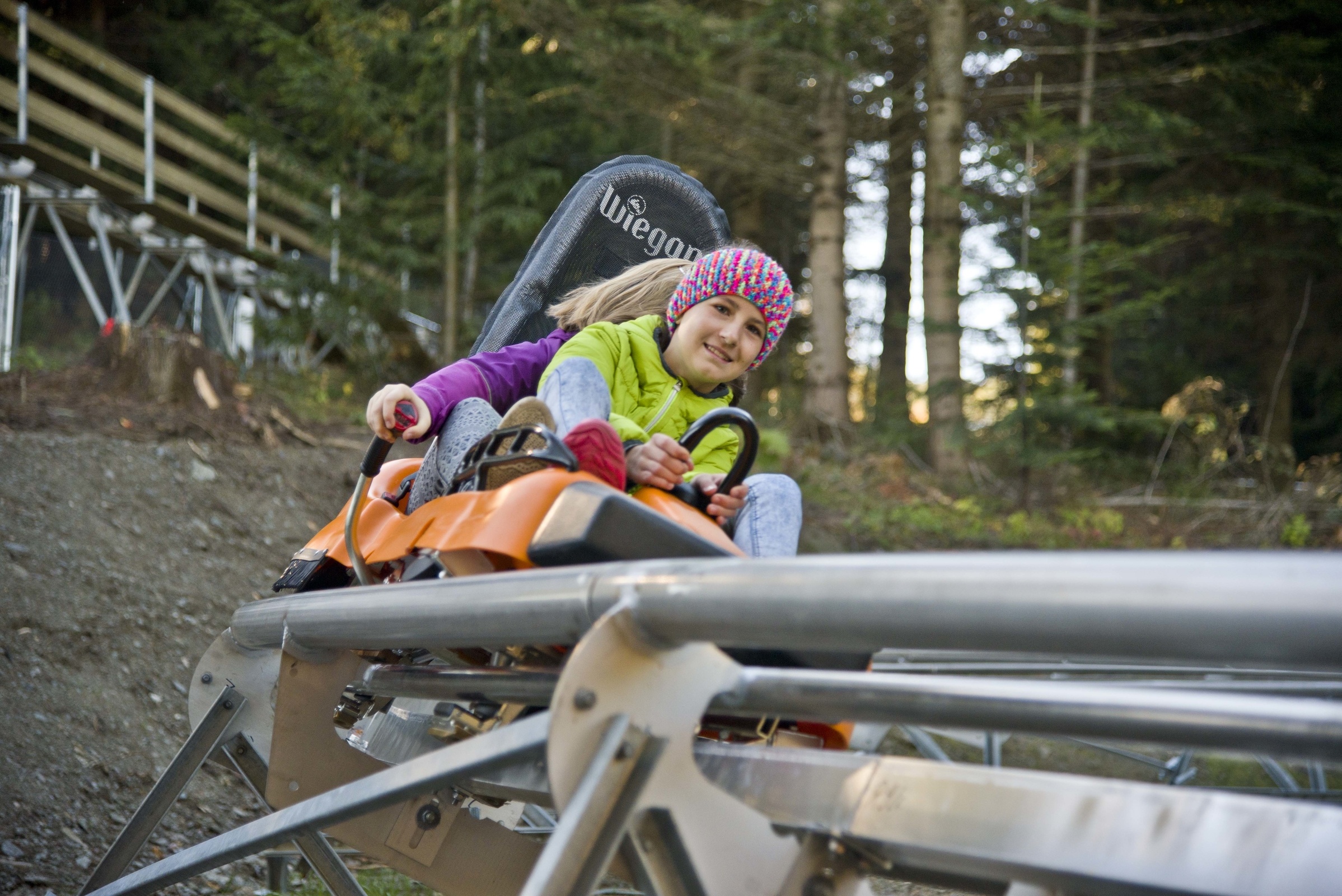 Summer tobogganing with the Corona Coaster