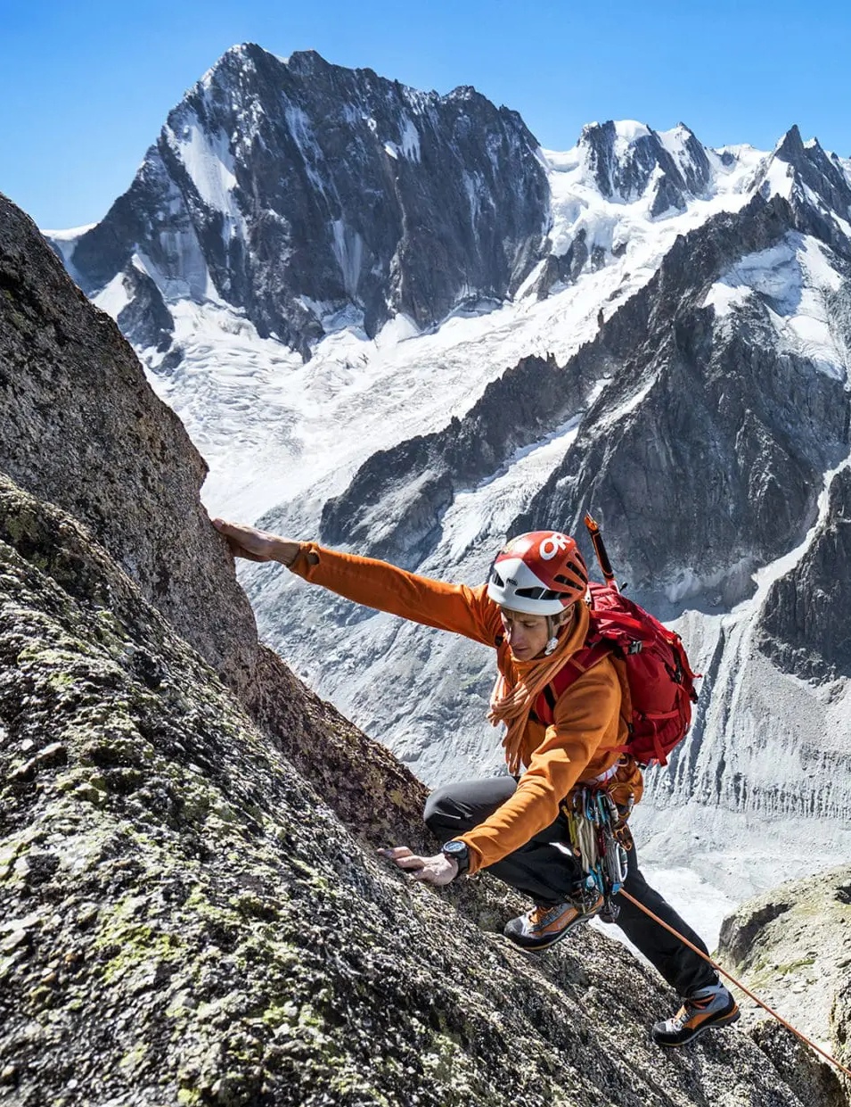 Climbing with Pedro