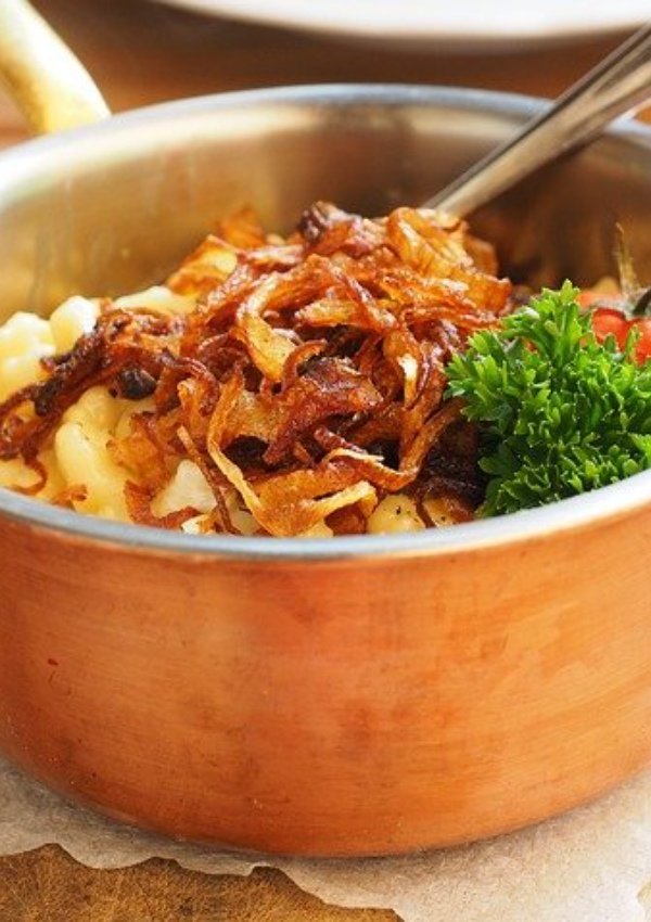 Tyrolean recipe for cheese spaetzle
