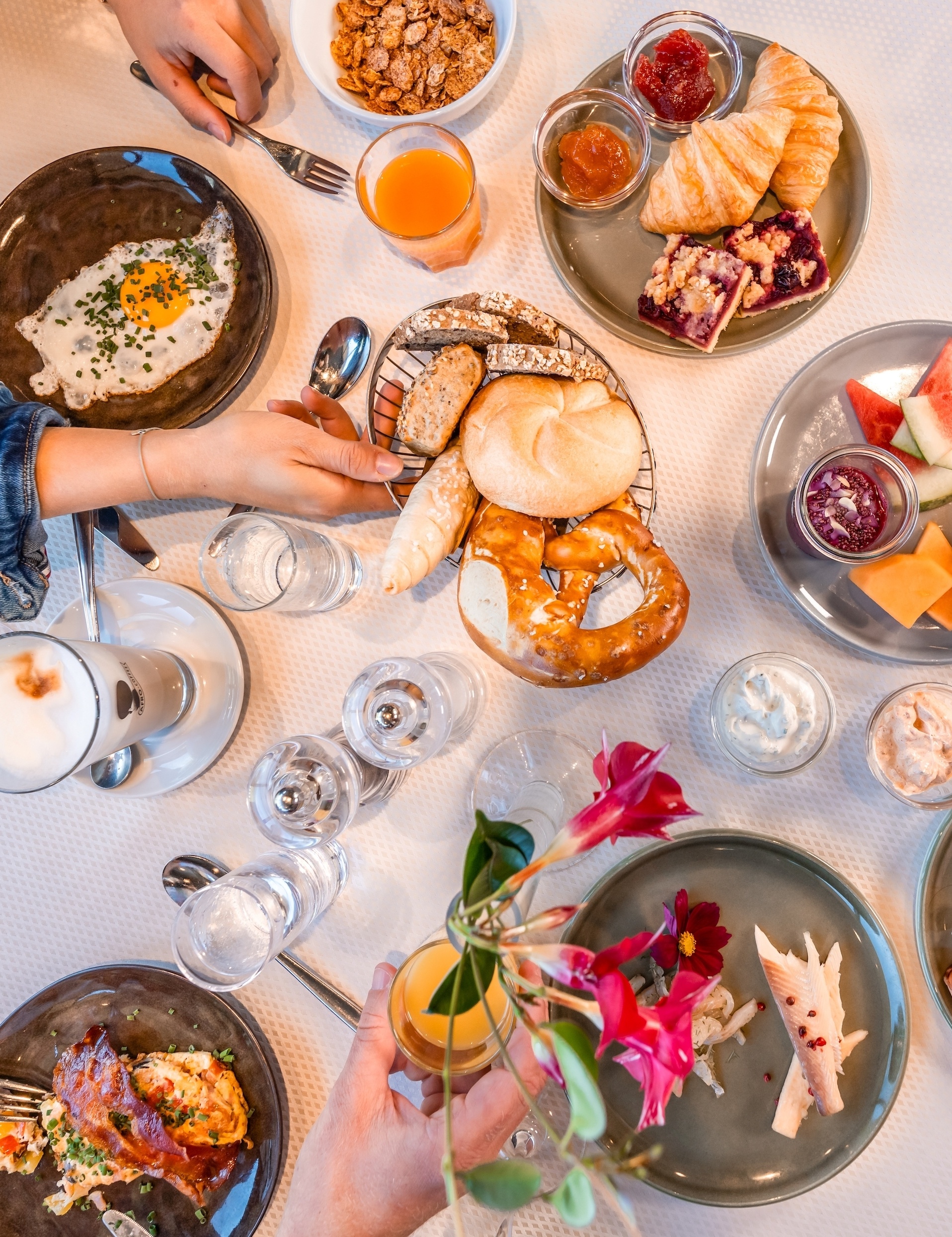 Frühstück am Anreisetag