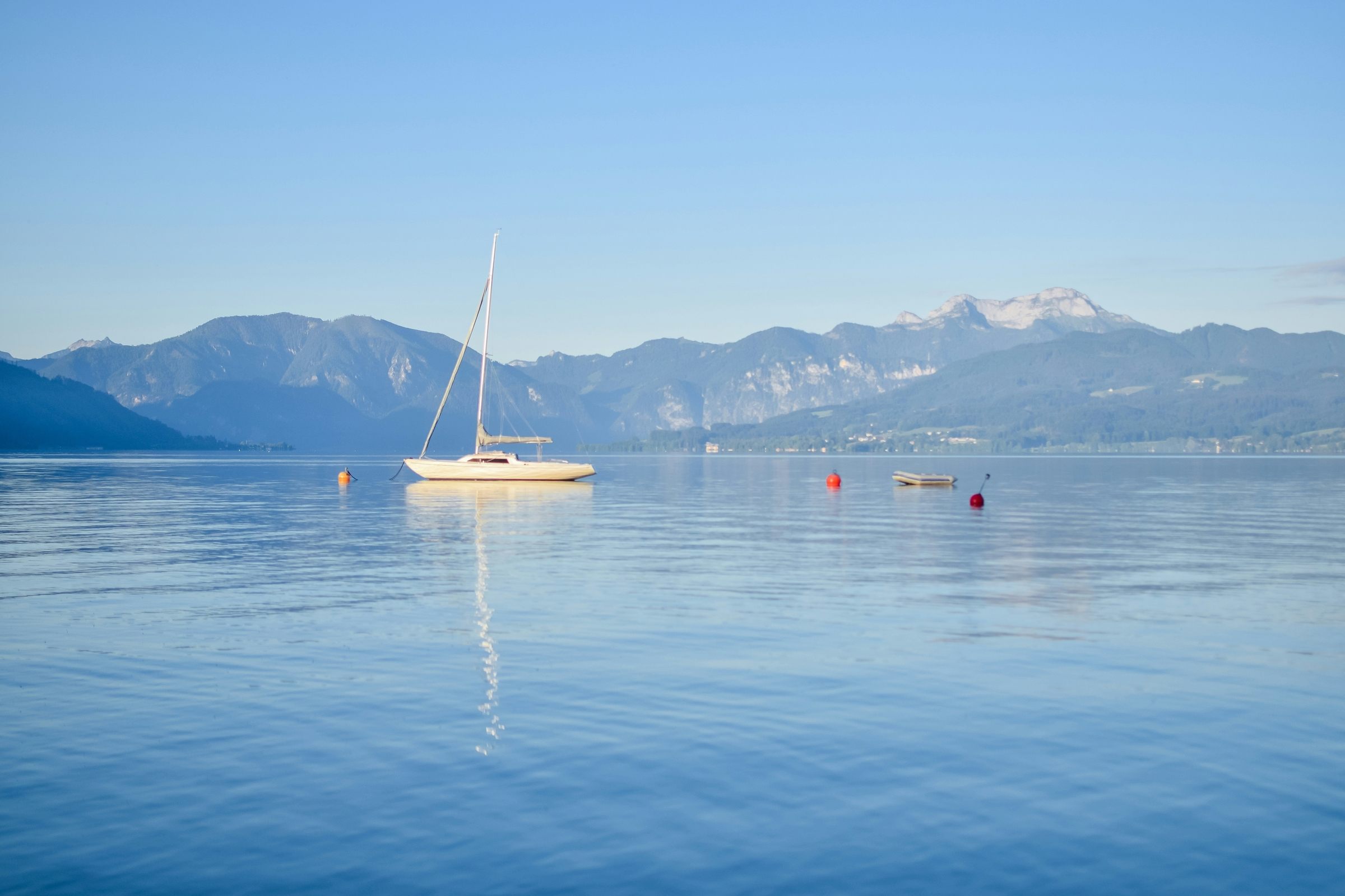 Attersee in fall