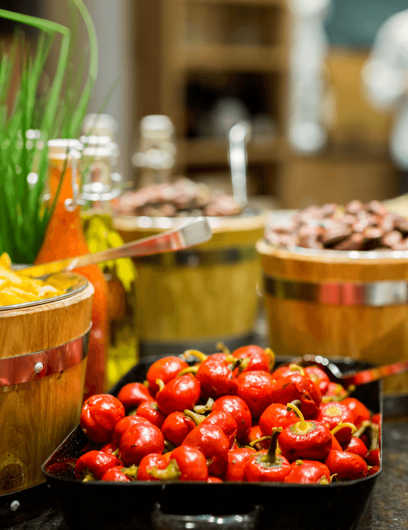 Antipasti & Kuchenbuffet an der Bar 