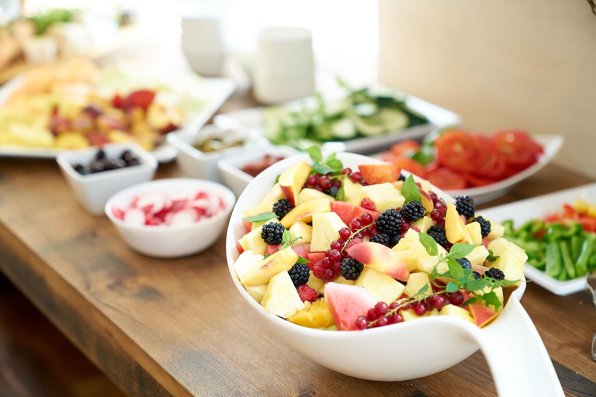 Gourmet breakfast buffet
