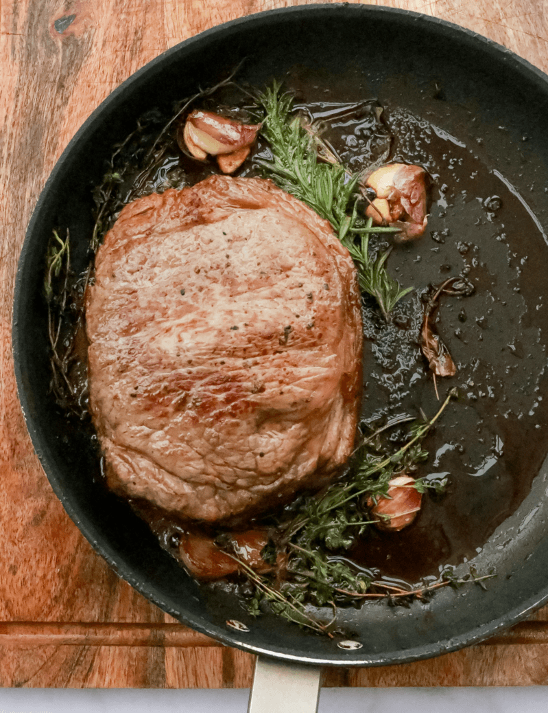 Romantic steak evening for two