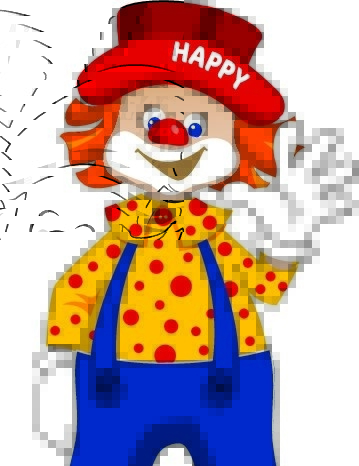 Kurzbesuch von Clown-Happy, 15 Minuten voller Spaß😊
