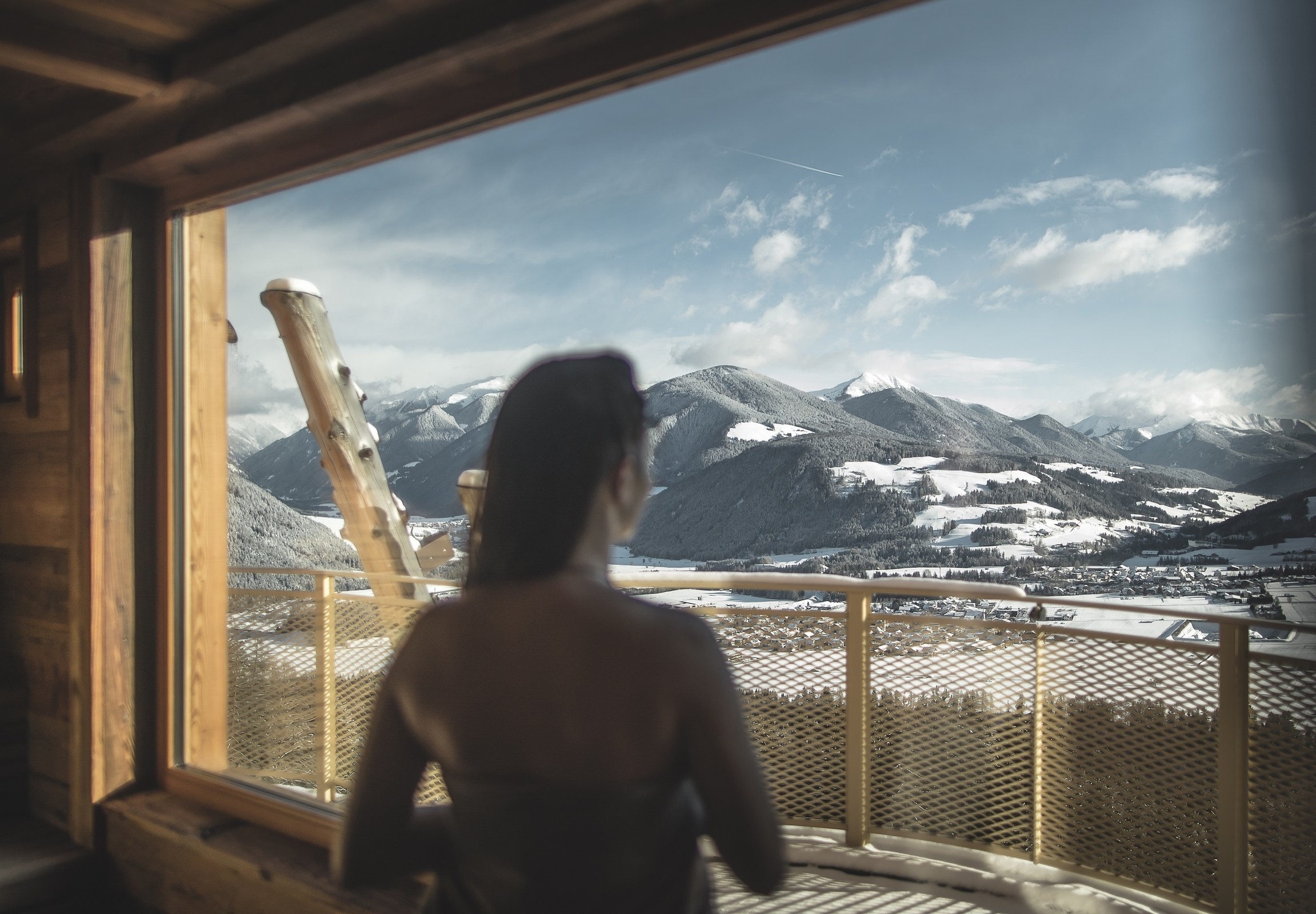 Sauna introduction with Marion in the blockhouse sauna 