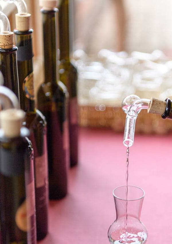 Schnapps tasting with Benni