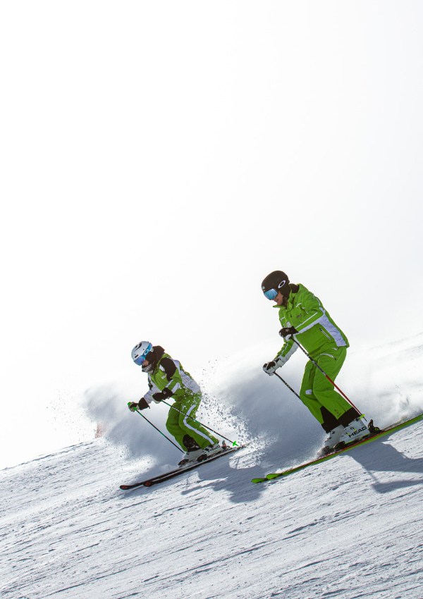 Ski course in the Ötztal