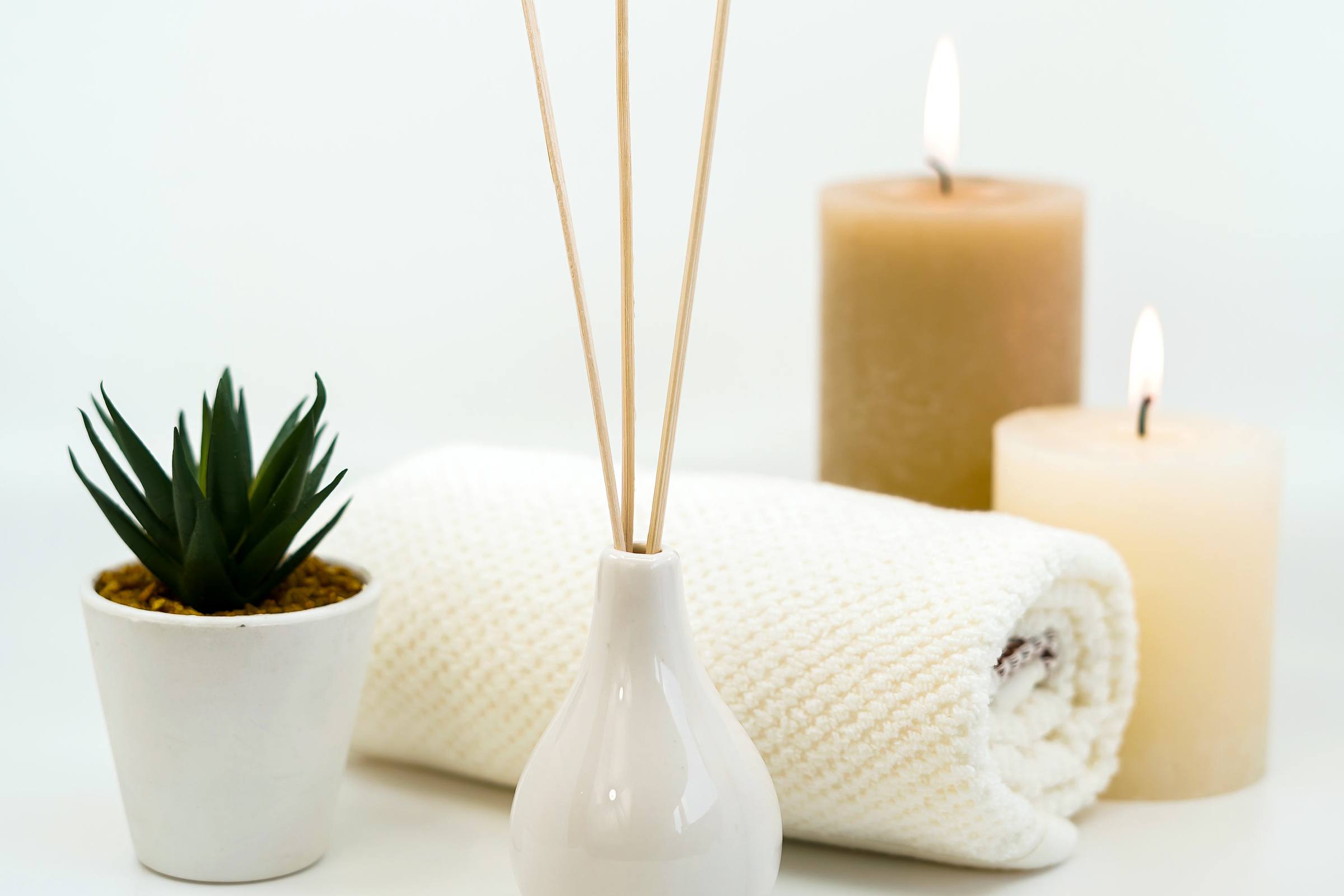 Aromatherapy with candles