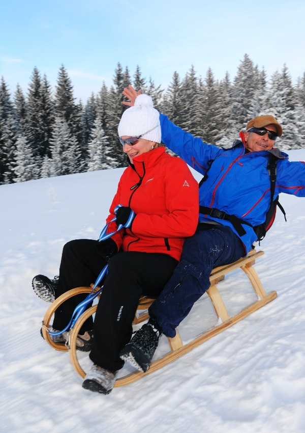Longest natural toboggan run