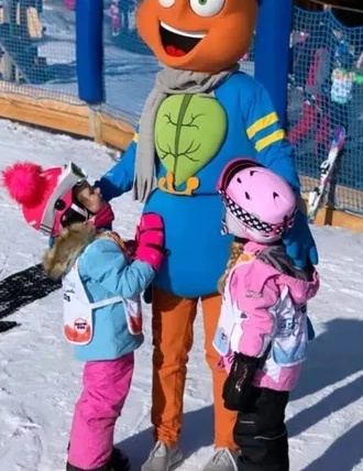 Children's skiing fun right on the doorstep