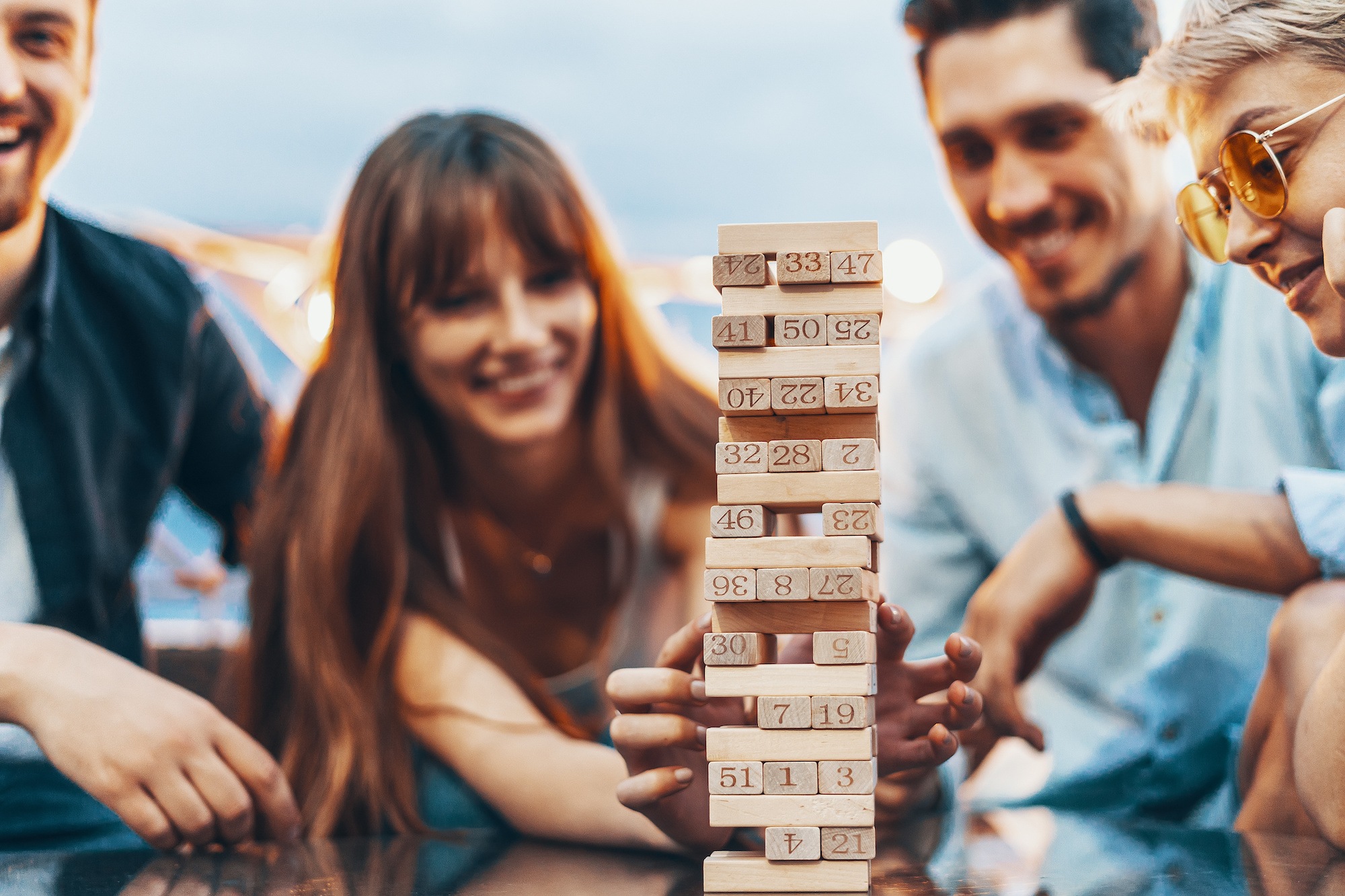 And the winner is? Jenga Game Erlebnis