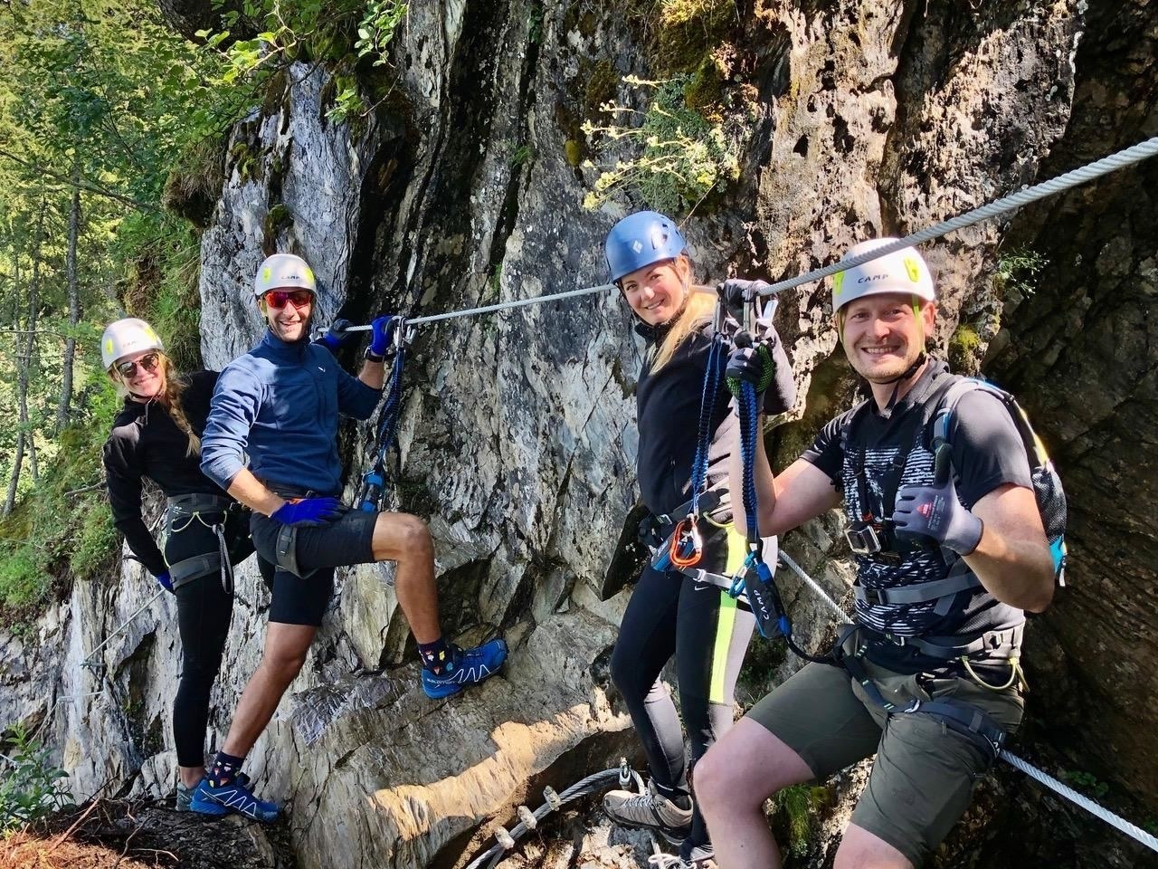 JO Xund & Fit Kraxl Tuesday - experience via ferrata a mountain guide