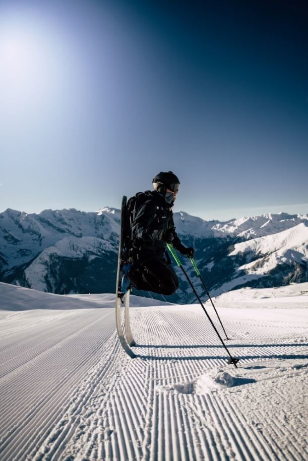 New Year's pleasure ski guiding with Thomas