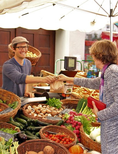 Wochenmarkt in Isny