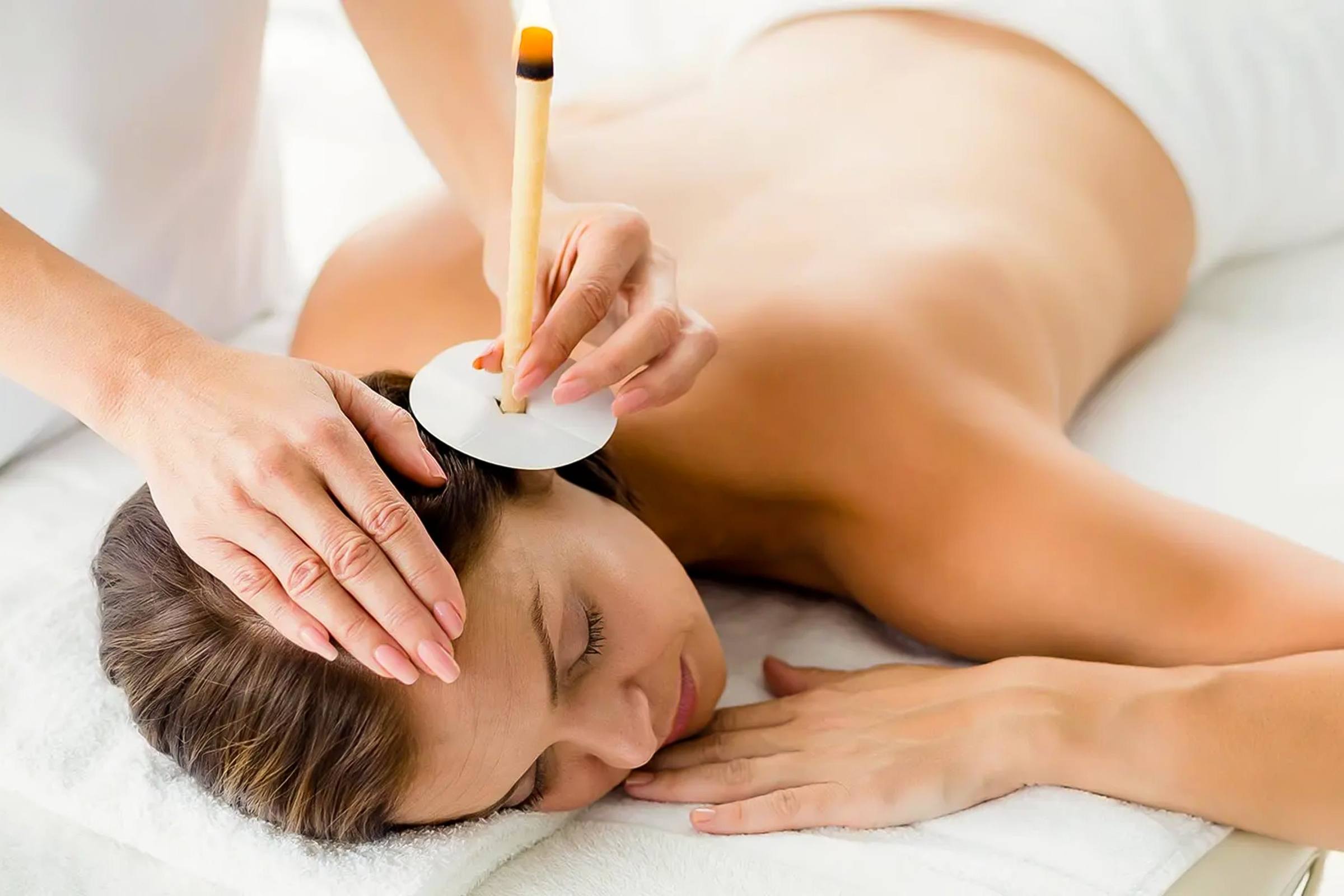 Ear candling treatment
