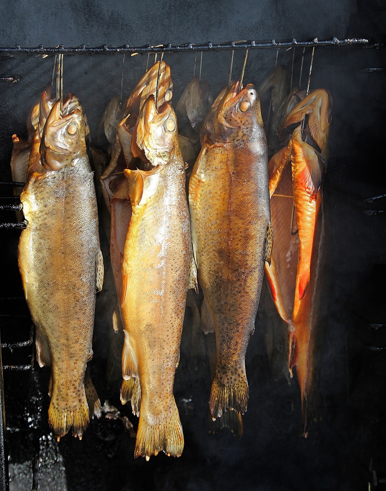 Smoked fish at Rebkogl