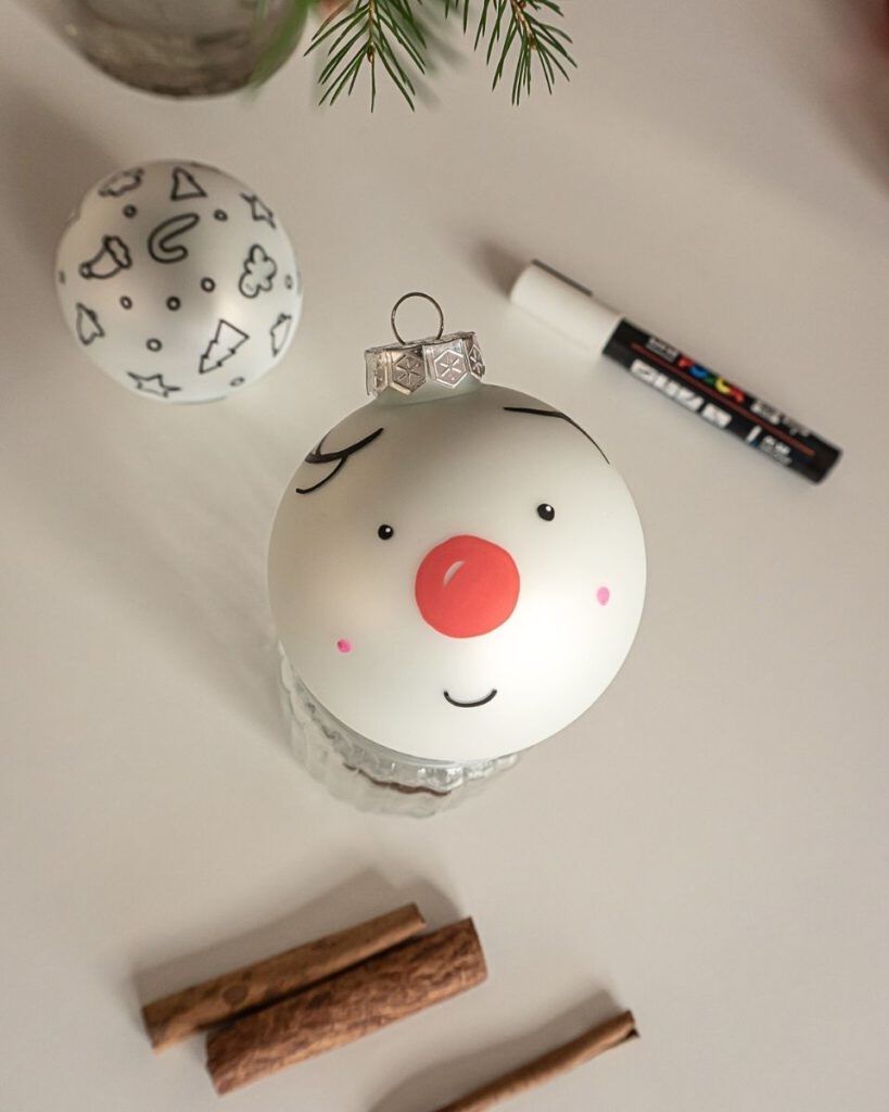 Weihnachtskugel gestalten