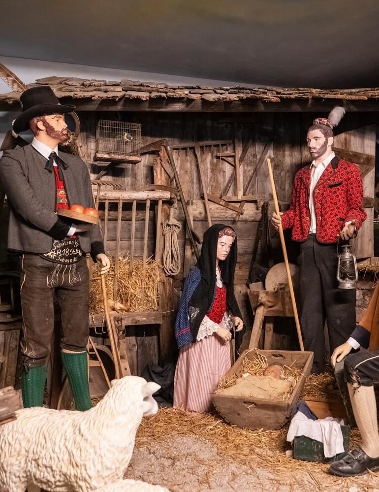 Presepe tradizionale a grandezza naturale