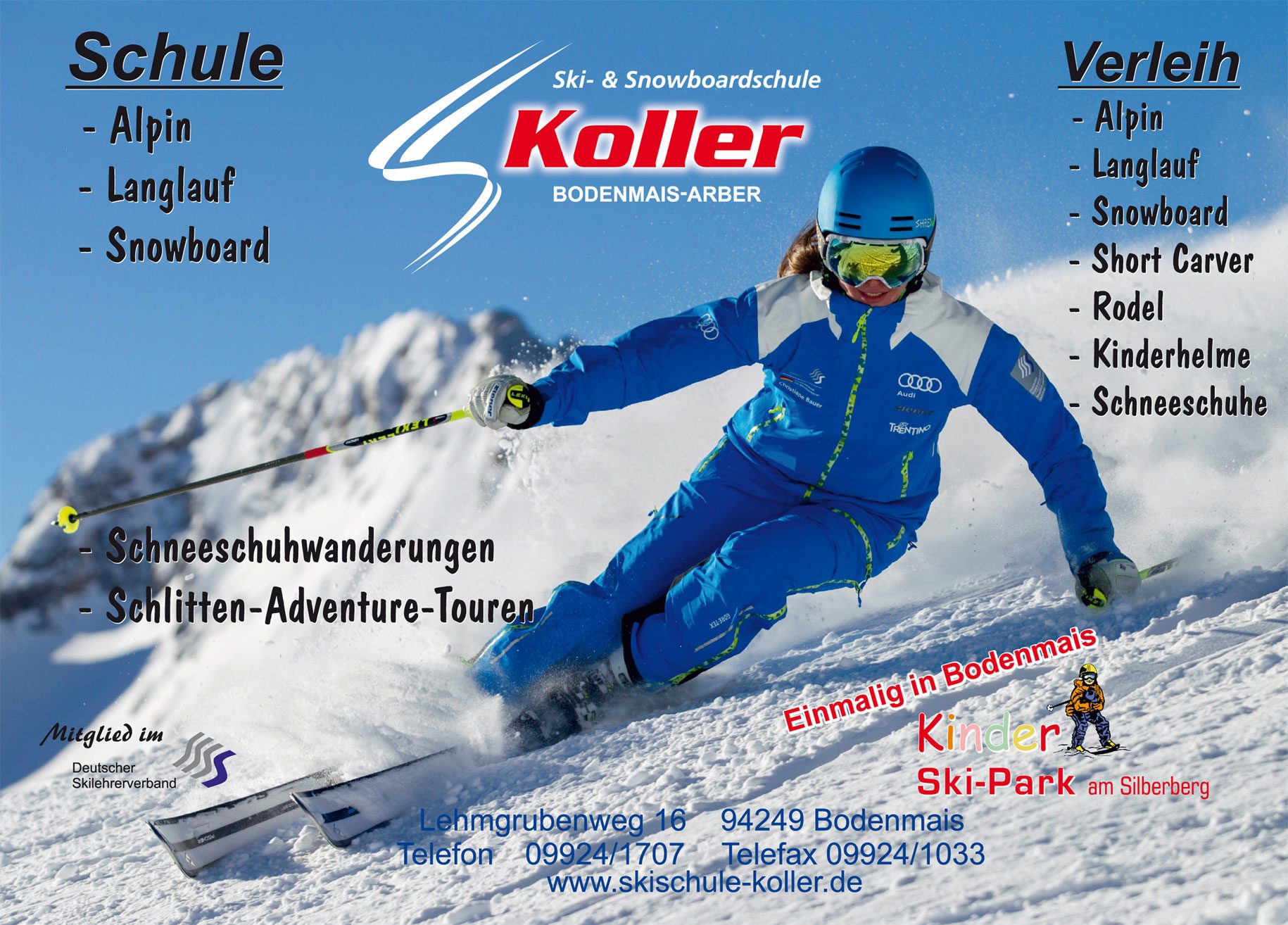 The Arber - ski instructor - snowshoe tour and more