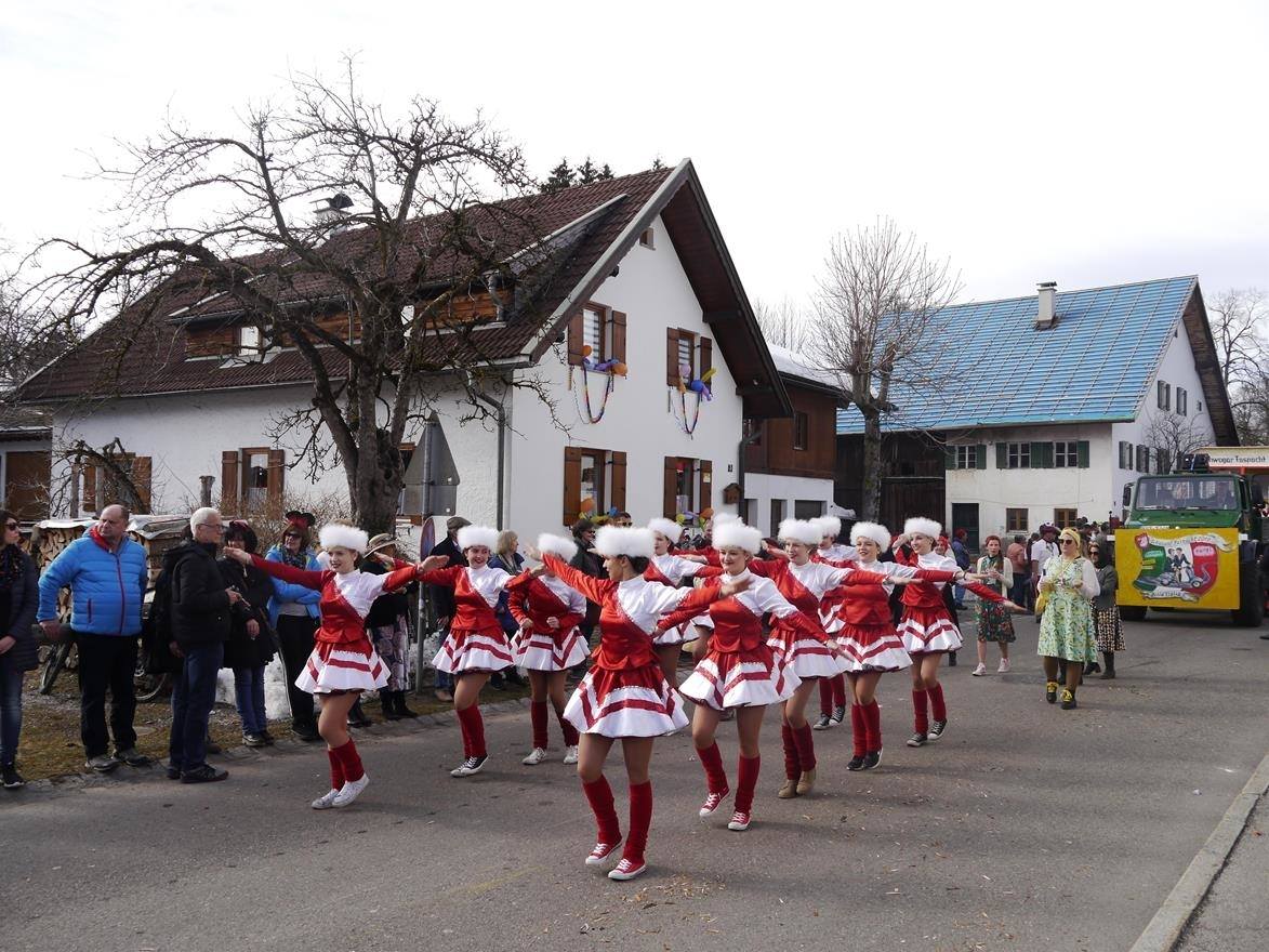 Carnival parade through Schwangau