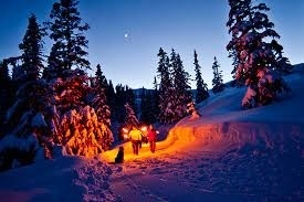 Torchlight hike with Chris