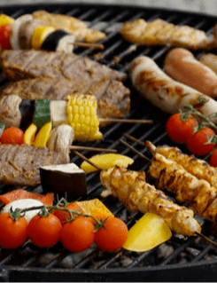 Gourmet barbecue basket for 2 people