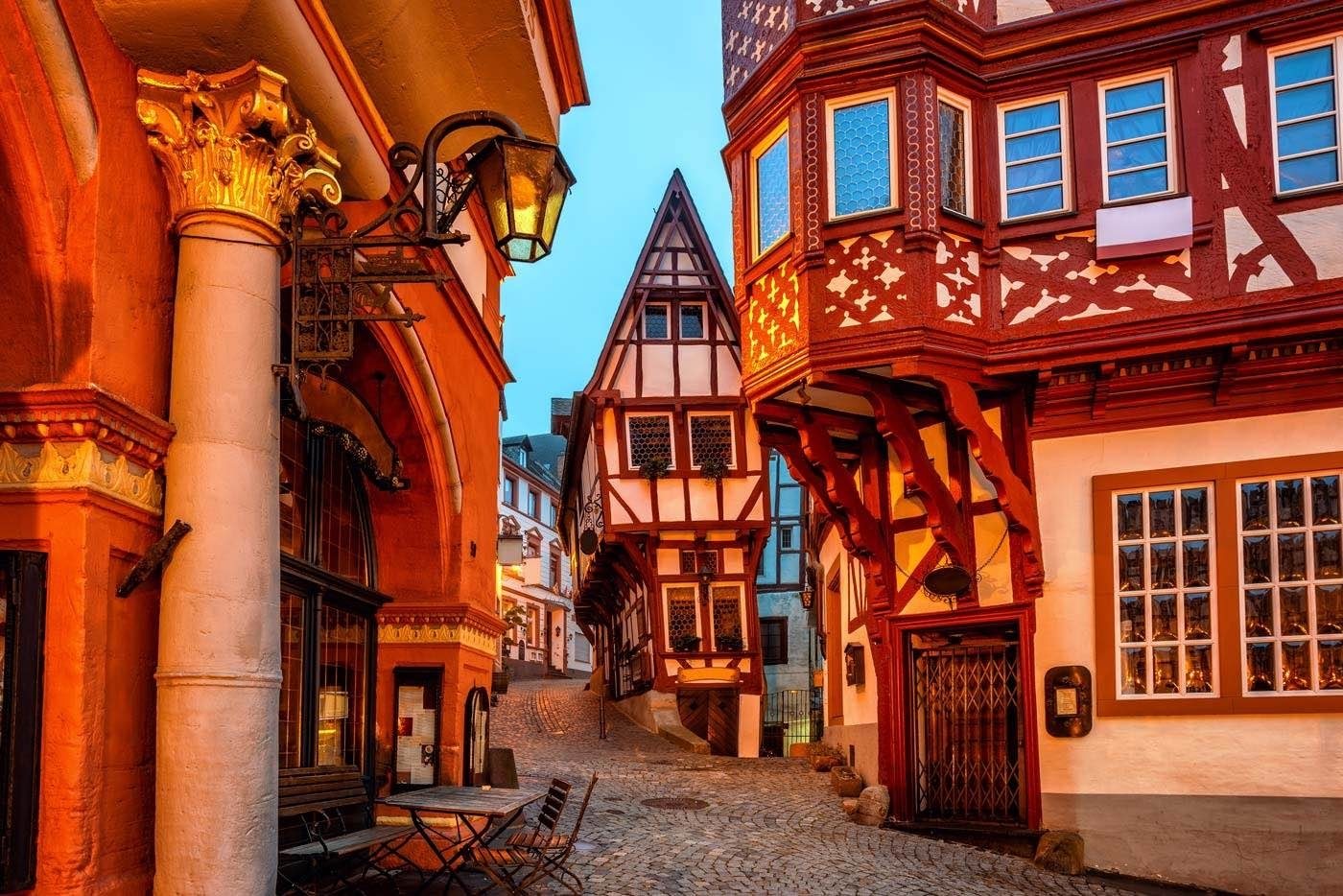 Explore the old town of Bernkastel-Kues.