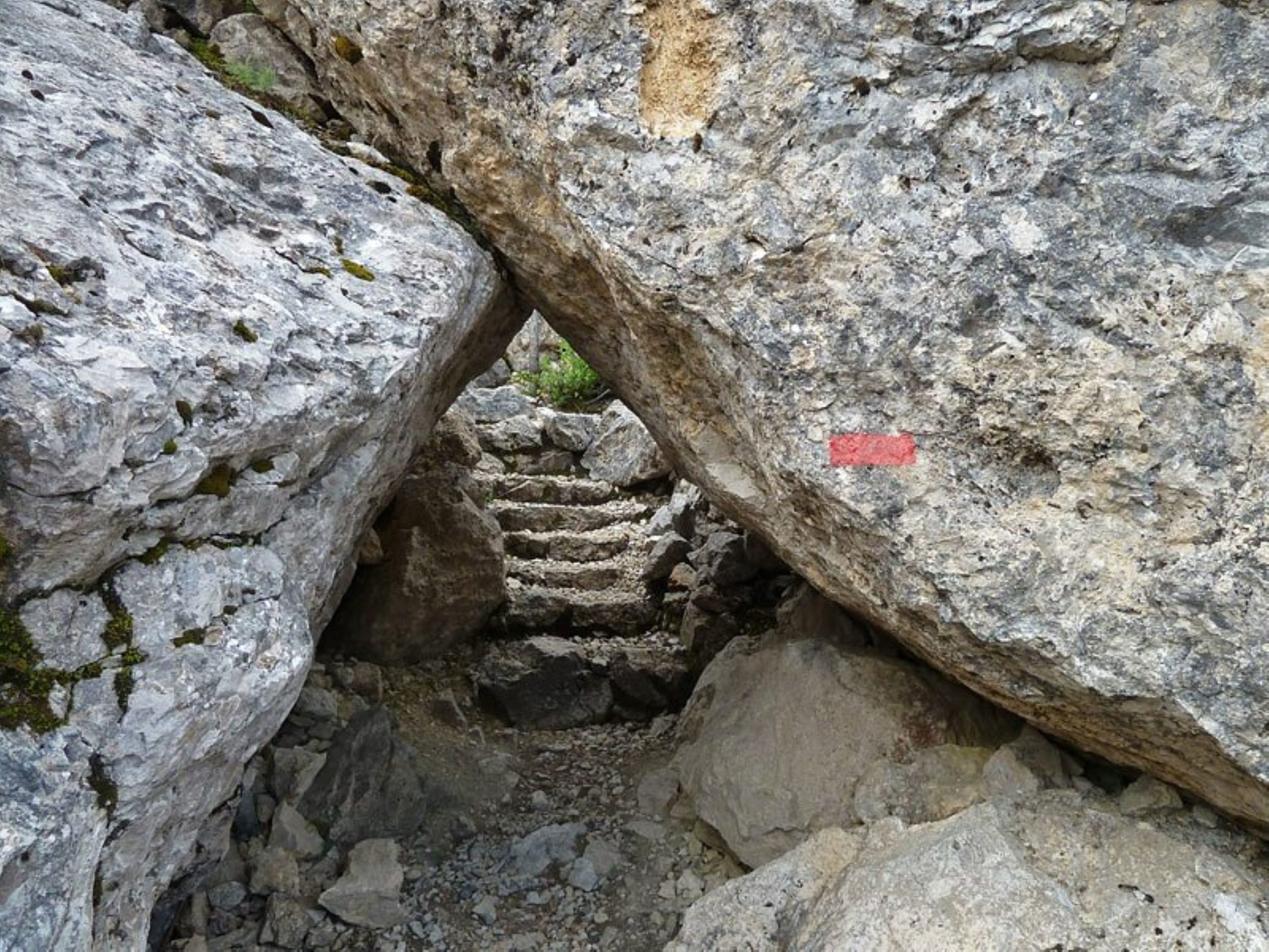 Labyrinth trail
in the Latemar Mountains