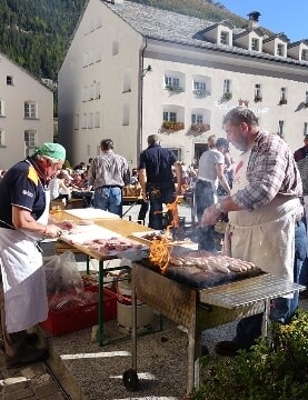 Kastanienfest - Castagnata - in Simplon Dorf image