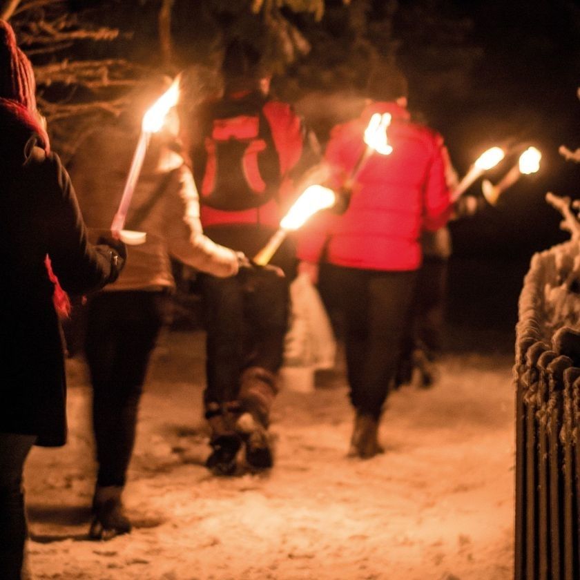 Fakkeltocht met Hubsi