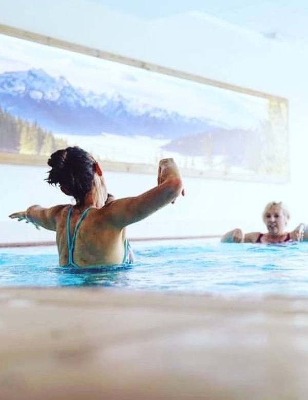 Aquafit mit unserer Vitaltrainerin Waltraud