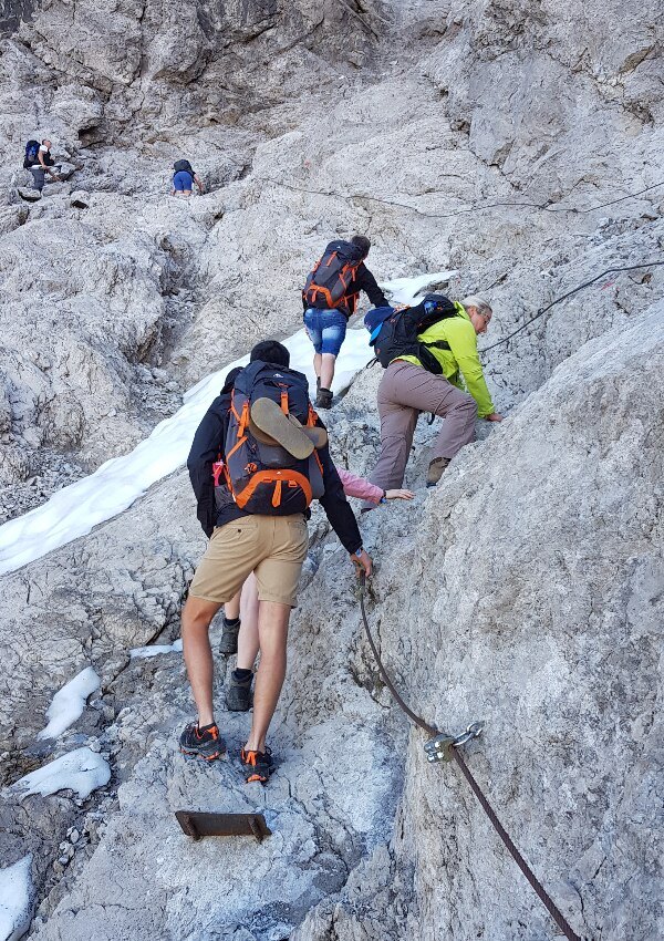 Climbing! From 'trying out for children' all the way to 'very challenging'