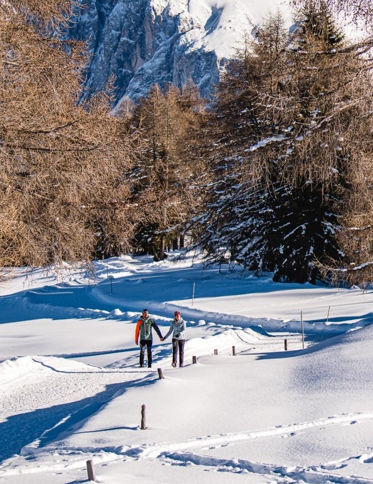 Winter hike to the Jocherhof