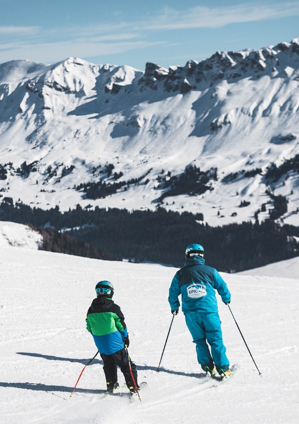 Private ski lessons image