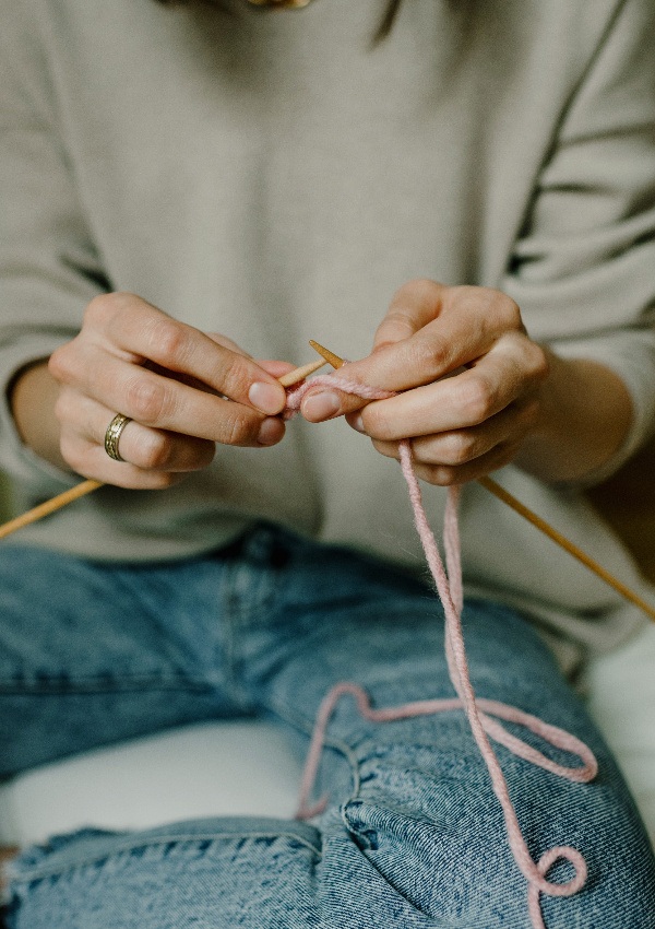 Knitting grannies cuddly wool socks