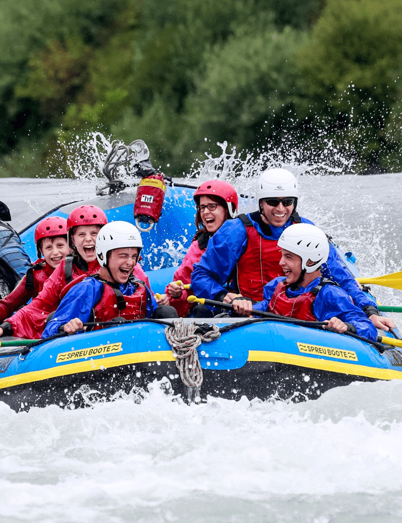 Rafting Vorderrhein Familientour