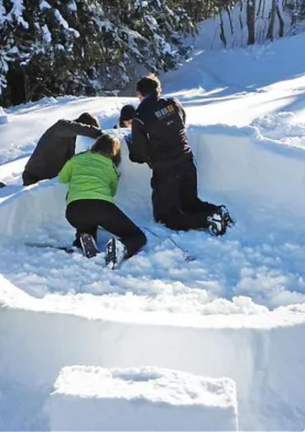 Iglu selber bauen