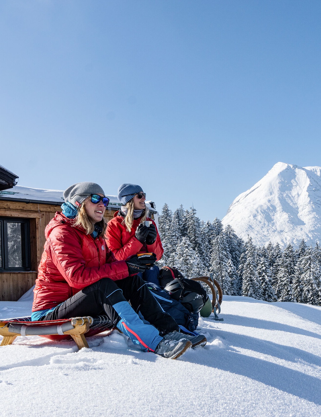 Winter hike to the Katzenkopfhütte