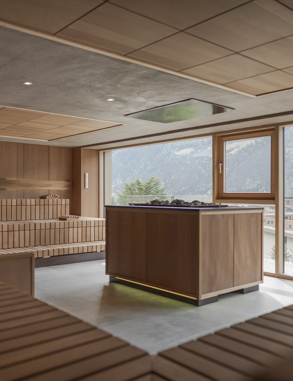 Infusione nella sauna panoramica dell'evento image